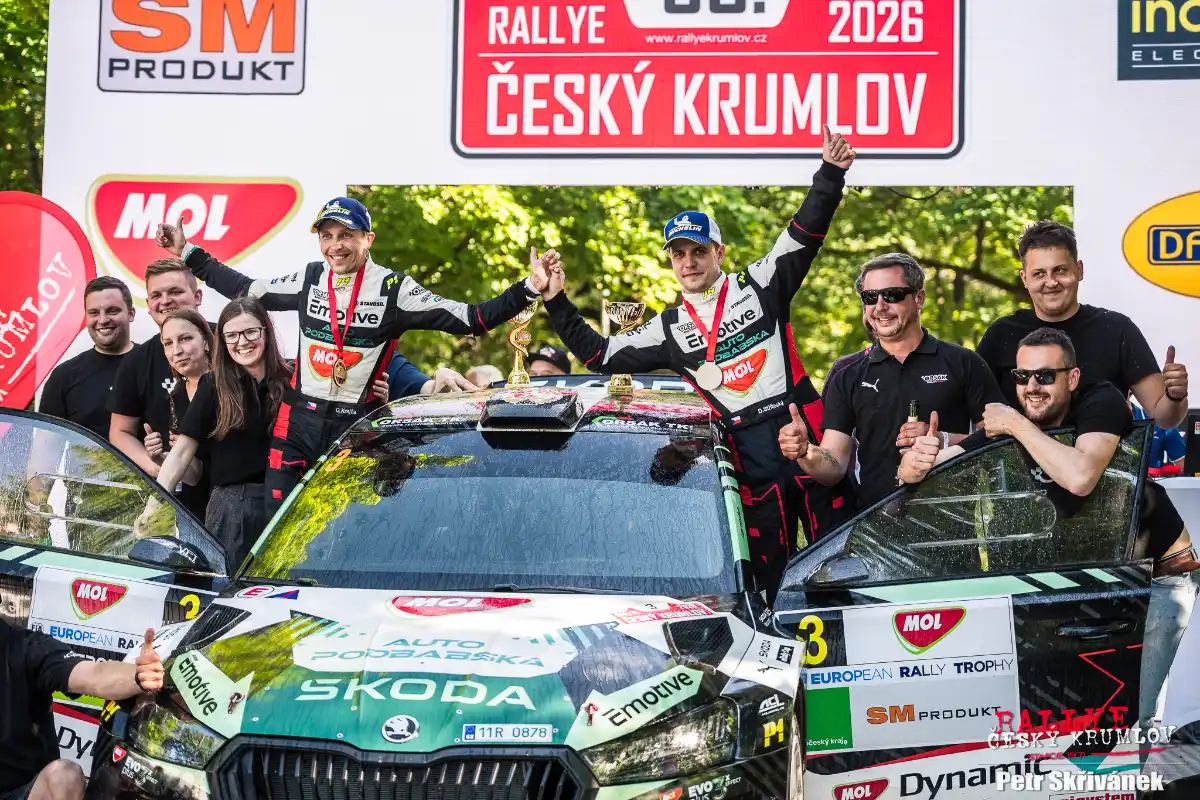 Zmařené naděje favoritů Rallye Český Krumlov